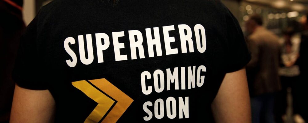 Superhero coming soon apprentigo lehrlingshackathon